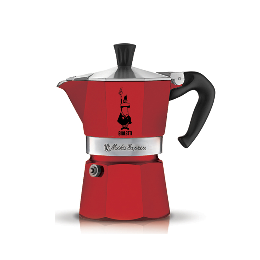 Bialetti Moka Pot Express 3 Cup KırmızıBialetti