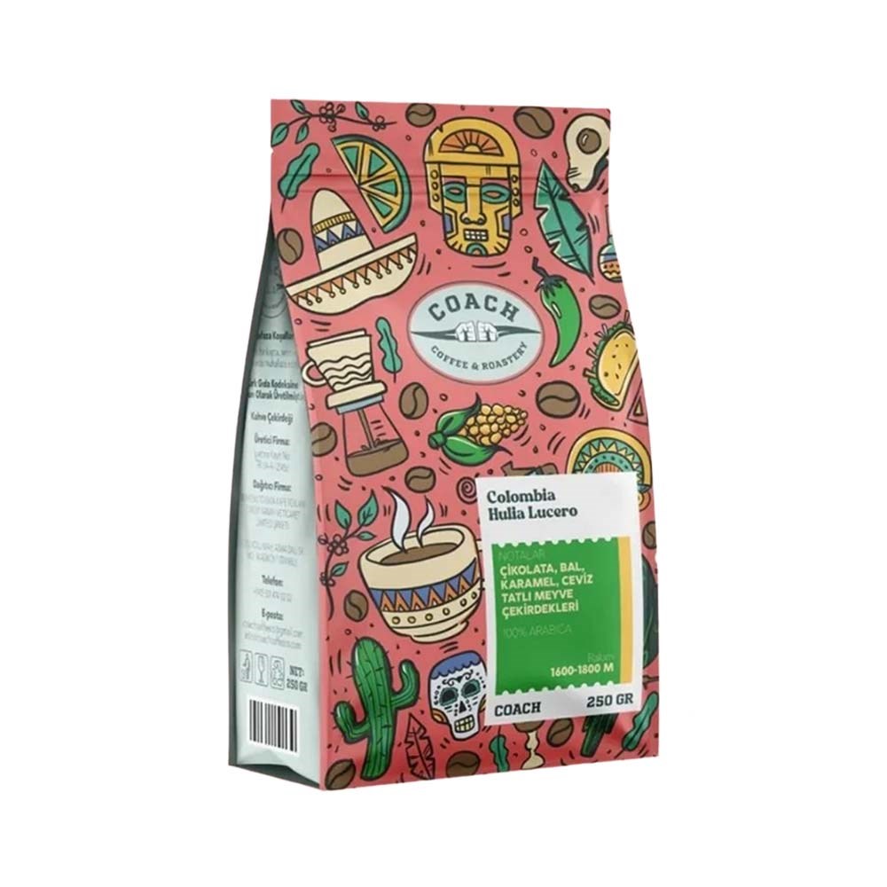 Coach Coffee Columbia Hulia Lucero Çekirdek Kahve 250 GrCoach Coffee