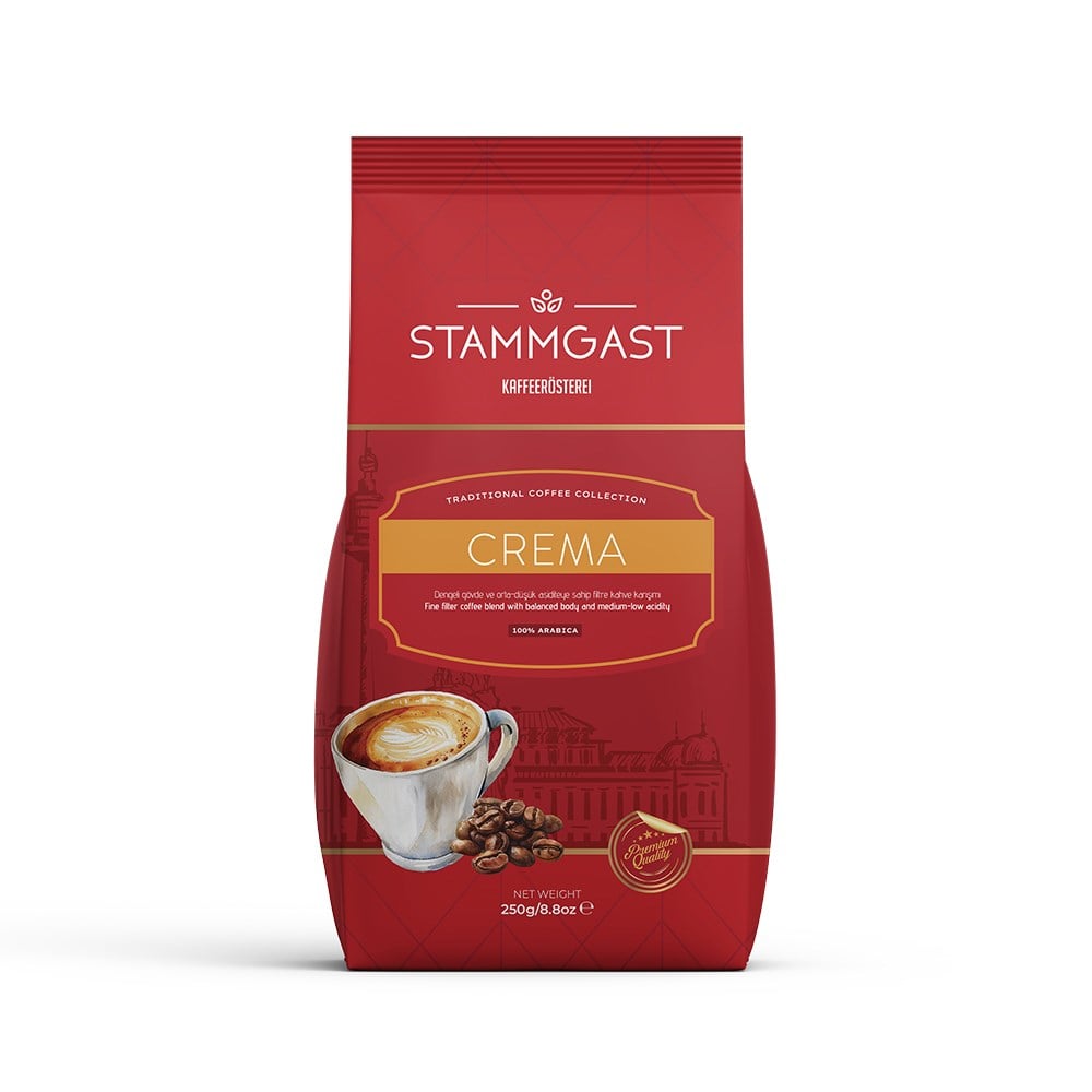 das Stammgast Crema Çekirdek Kahve 250 Grdas Stammgast