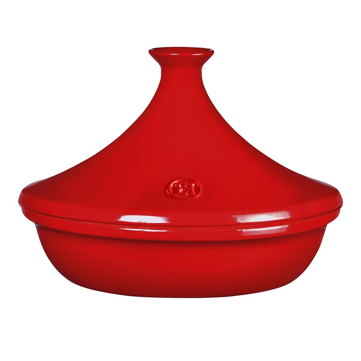 Emile Henry Ateşe Dayanıklı Tajin 32 cm 5 Lt Kırmızı/BurgundyEmile Henry