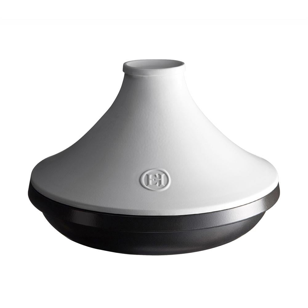 Emile Henry İndüksiyon Uyumlu Tajin 4 L - 32 cm Gri/Slate & White/BeyazEmile Henry