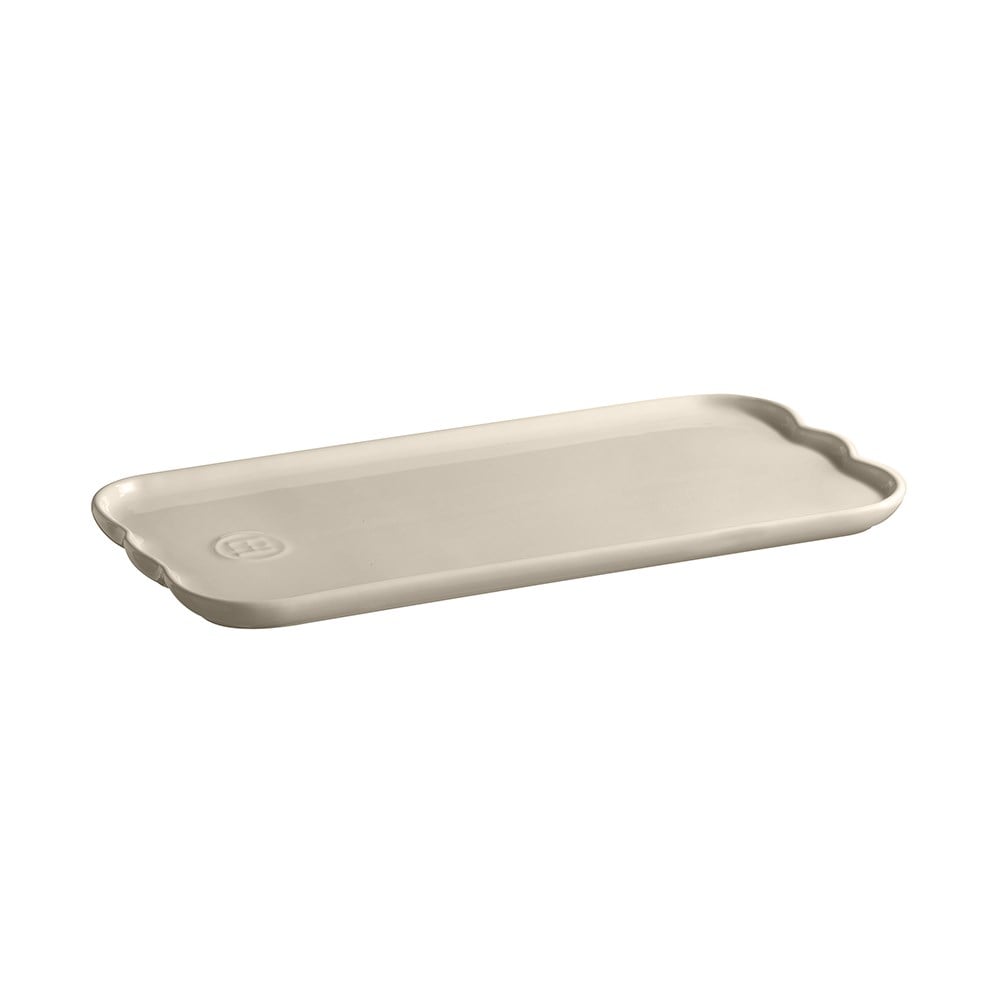 Emile Henry Madeleine Servis Tabağı 31,5 x 15 cm Ekru/ClayEmile Henry