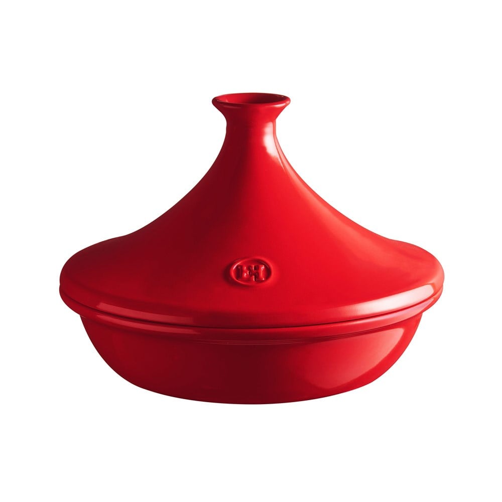 Emile Henry Tajin Gravürlü 3 L - 27 cm Kırmızı/BurgundyEmile Henry