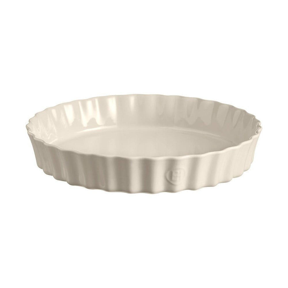 Emile Henry Tart Kabı Yuvarlak 32 cm Ekru/ClayEmile Henry