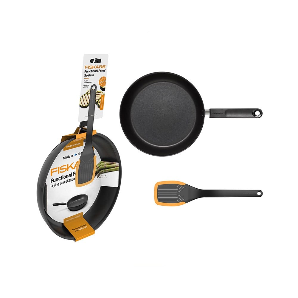Fiskars Tava 28 cm + SpatulaFiskars