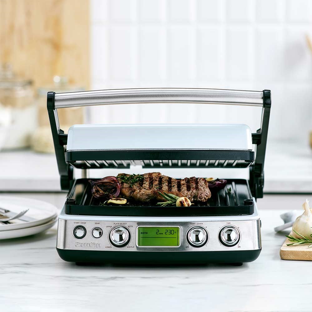 GreenPan Elite Izgara ve Tost Makinesi MaviGreenPan