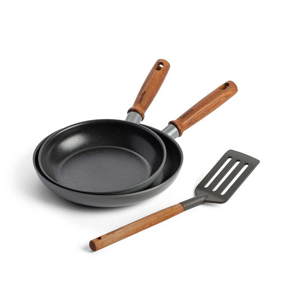 GreenPan Mayflower Pro Tava Seti 24 + 20 cm + SpatulaGreenPan