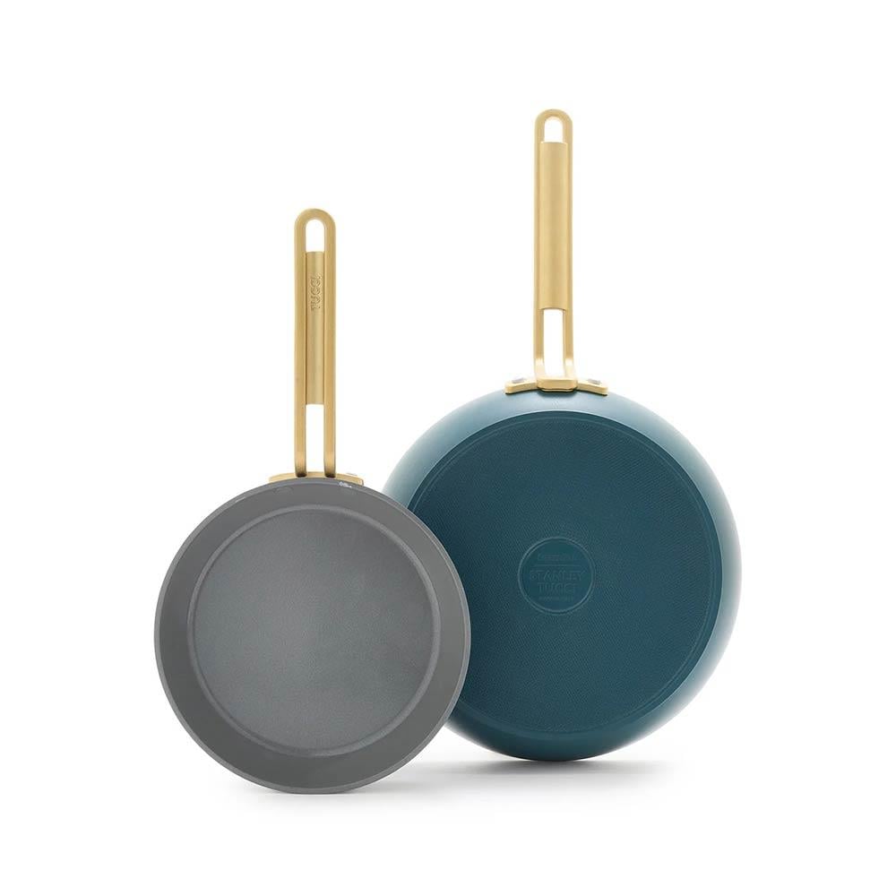 Greenpan Stanley Tucci™ Kızartma Tavası 2'li 20 cm + 26 cm Venedik MavisiGreenPan