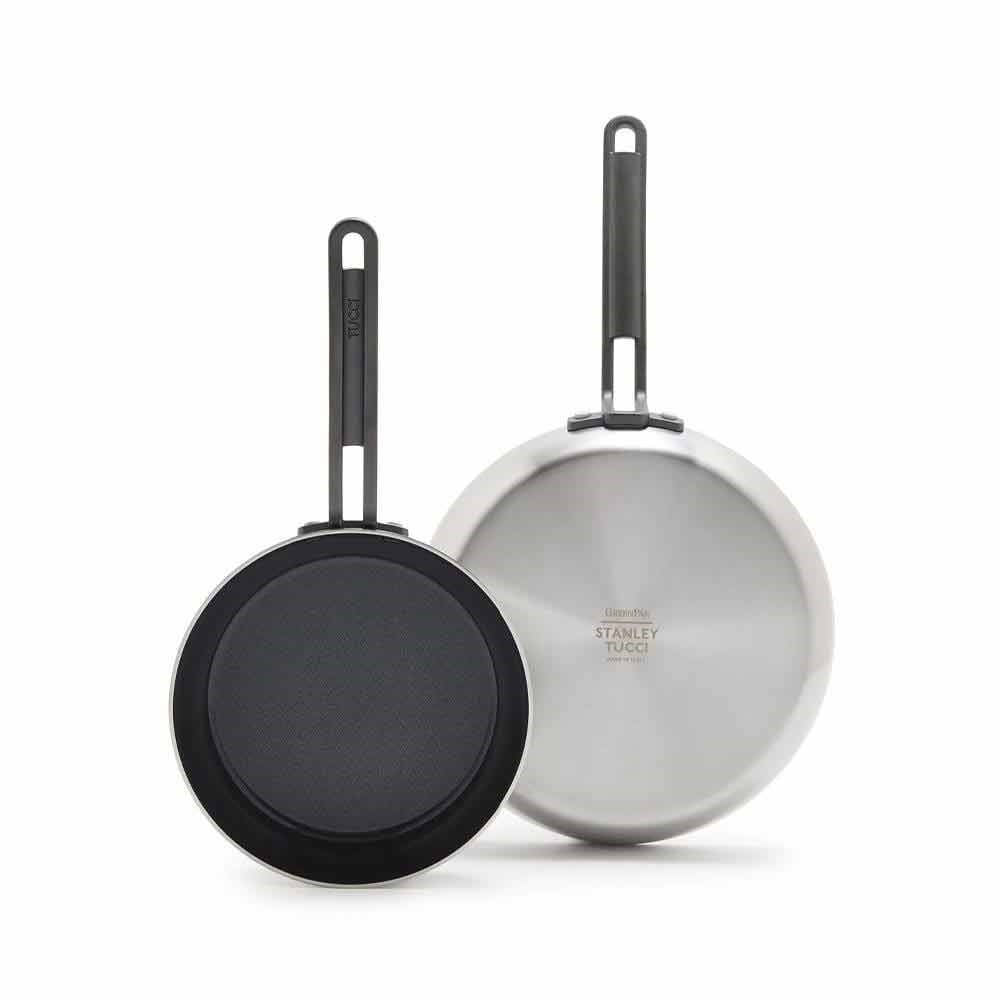 Greenpan Stanley Tucci™ Kızartma Tavası 2'li 20 cm + 26 cm ÇelikGreenPan