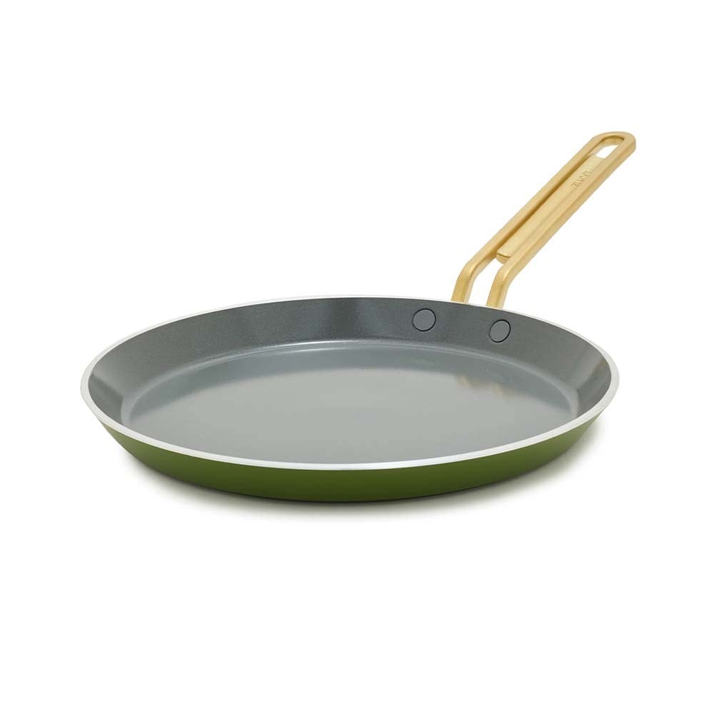 GreenPan Stanley Tucci™ Krep Tavası 25 cm Zeytin YeşiliGreenPan