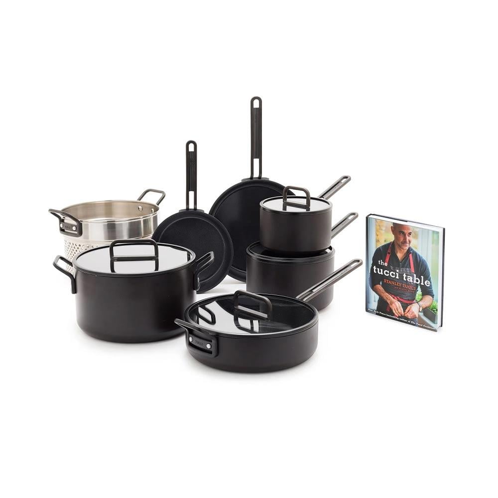 Greenpan Stanley Tucci™ Tencere Seti 11 Parça Milano SiyahGreenPan