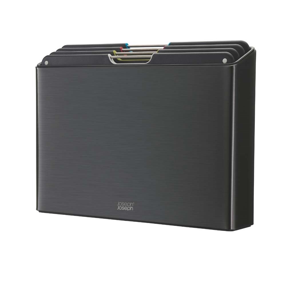 Joseph Joseph Folio™ 4 Parça Standlı Kesme Tahtası SiyahJoseph Joseph