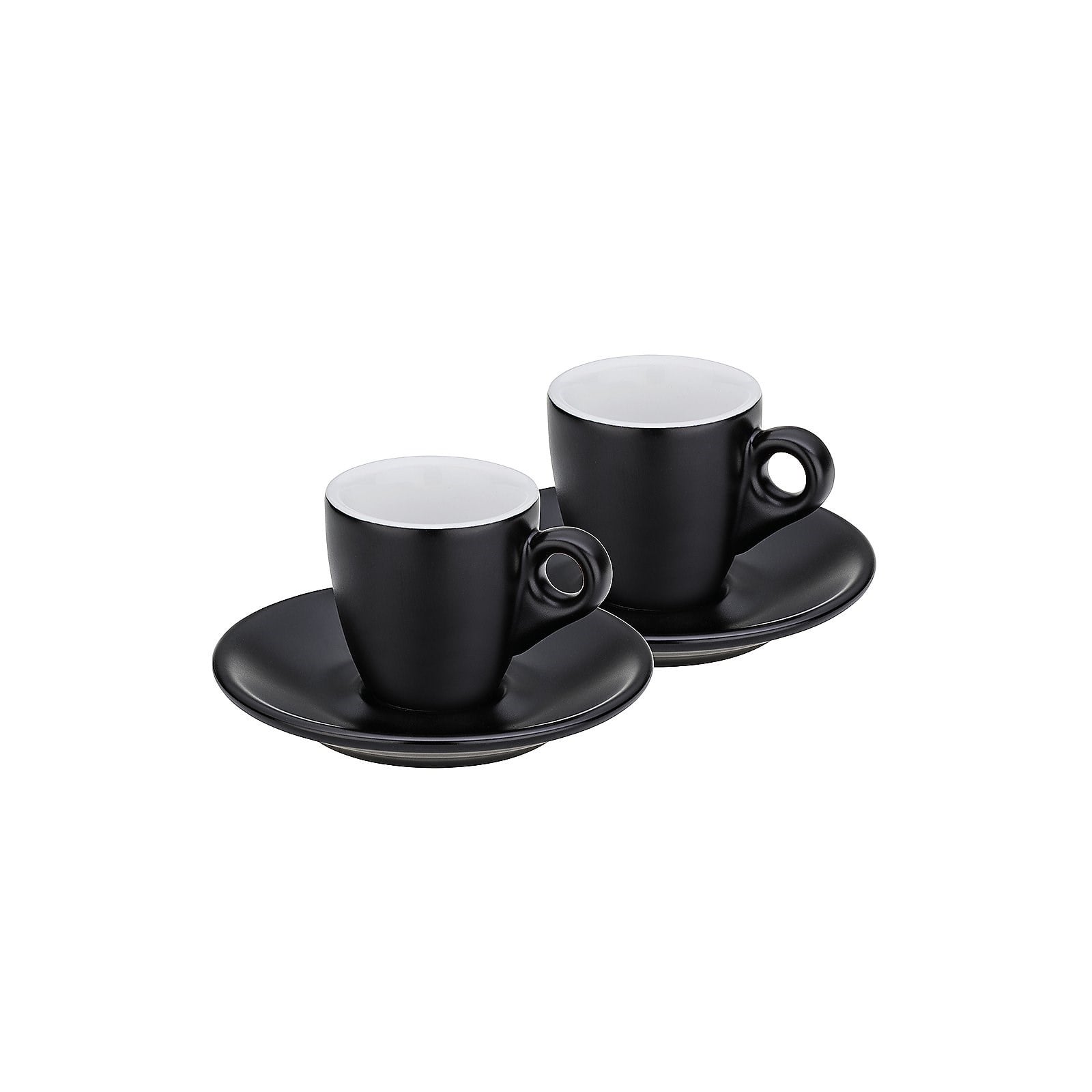 Kela Mattia Espresso Fincan Seti 2'li 50 ml SiyahKela