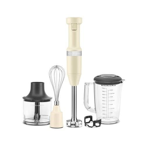 KitchenAid 5KHBV83EAC Aksesuarlı El Blenderı Almond CreamKitchenAid
