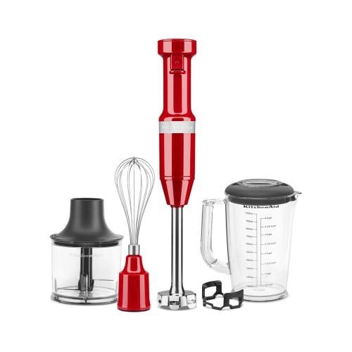 KitchenAid 5KHBV83EER Aksesuarlı El Blenderı Empire RedKitchenAid