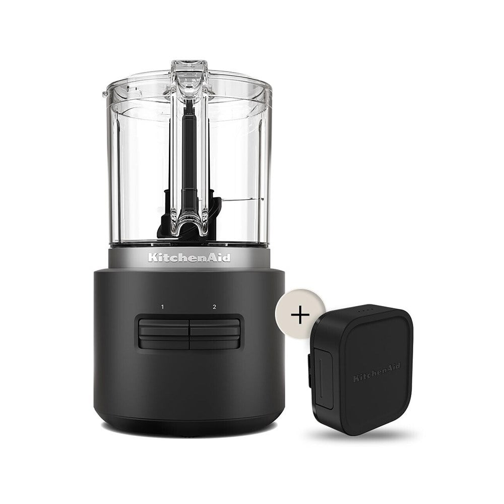 KitchenAid Go 5KFCR531BM Kablosuz Mutfak Robotu Bataryalı SiyahKitchenAid