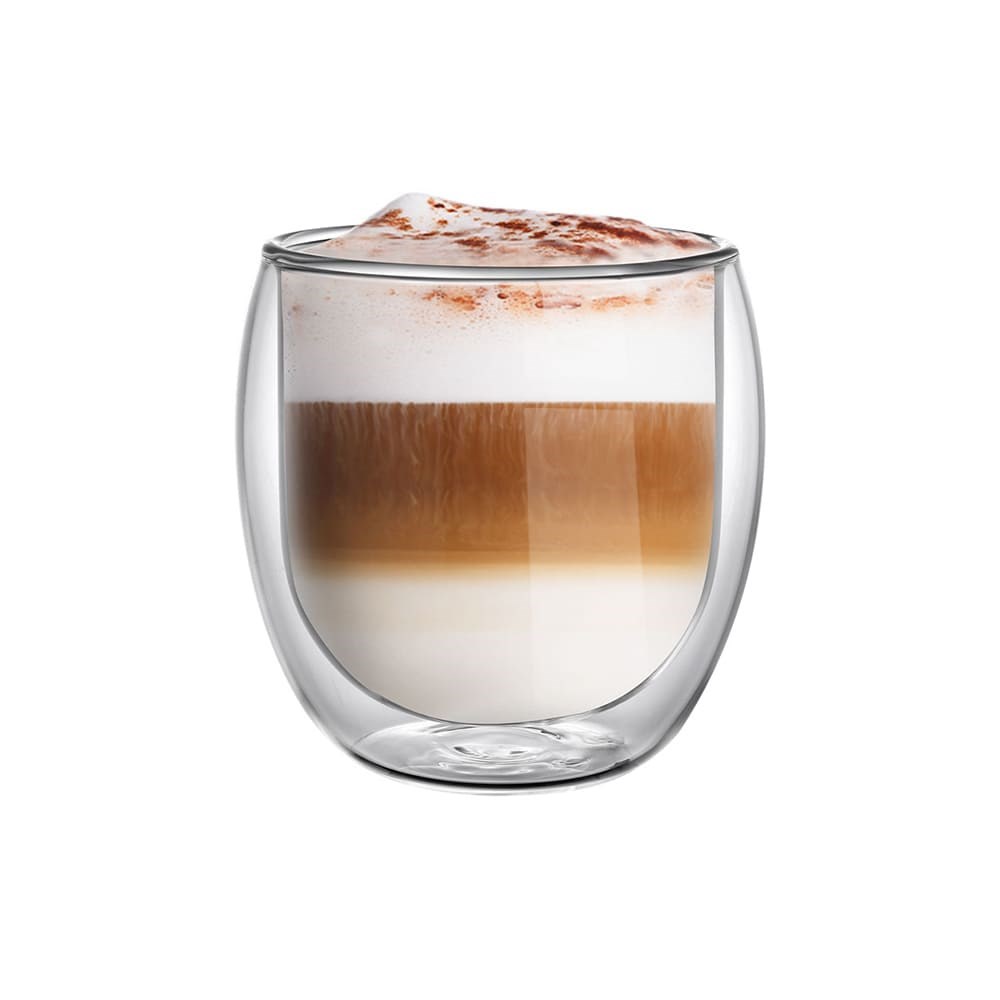 Leggno Vetro Çift Cidarlı Latte Bardağı 2'li 300 mlLeggno