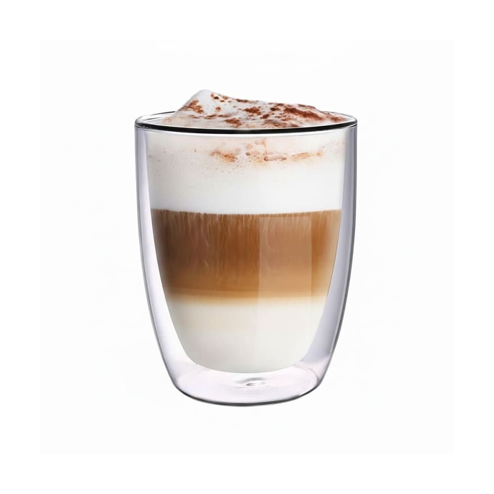 Leggno Vetro Çift Cidarlı Latte Bardağı 2'li 300 mlLeggno