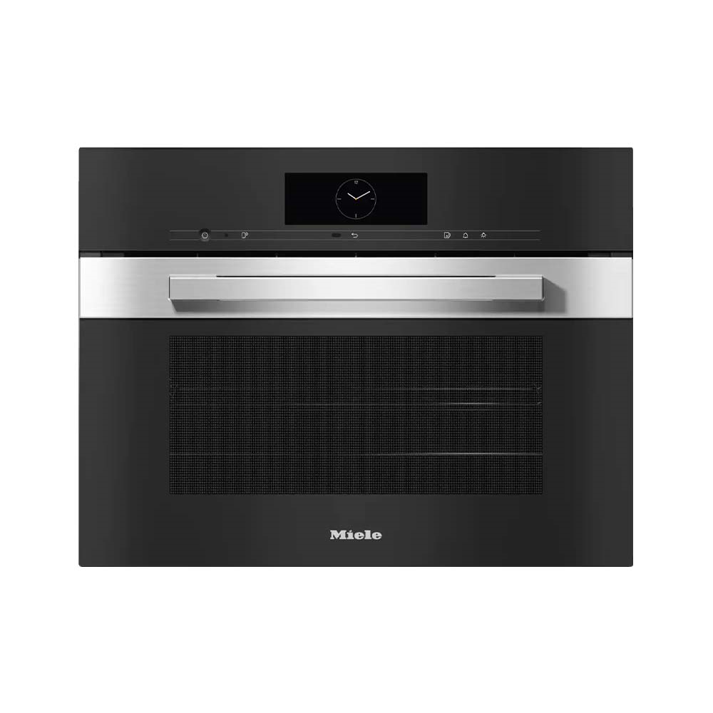 Miele DGC 7840 HC Pro PureLine Kompakt Kombi Buharlı Ankastre Fırın Gıda Termometreli SiyahMiele