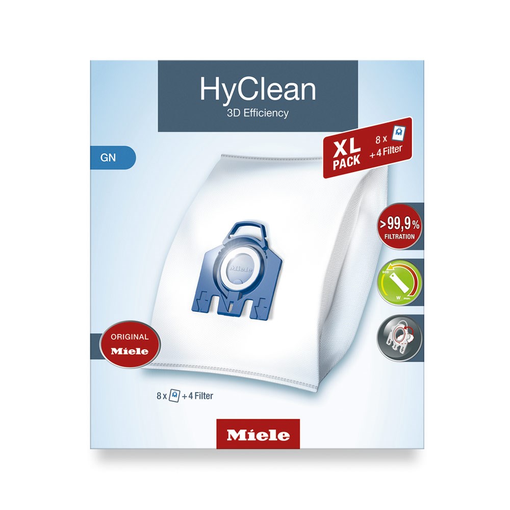 Miele HyClean 3D Efficiency GN Toz Torbası 8'liMIELE-S