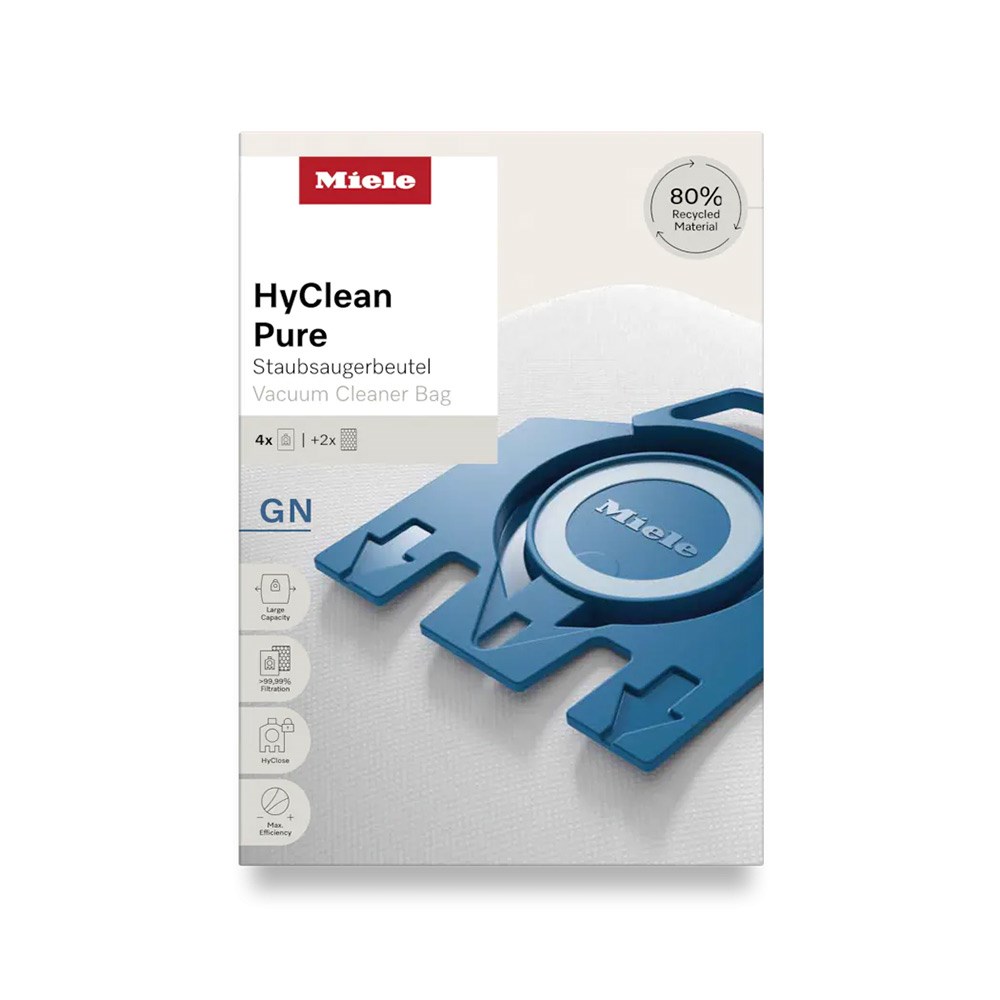 Miele HyClean Pure 3D GN Toz Torbası 4'lüMIELE-S