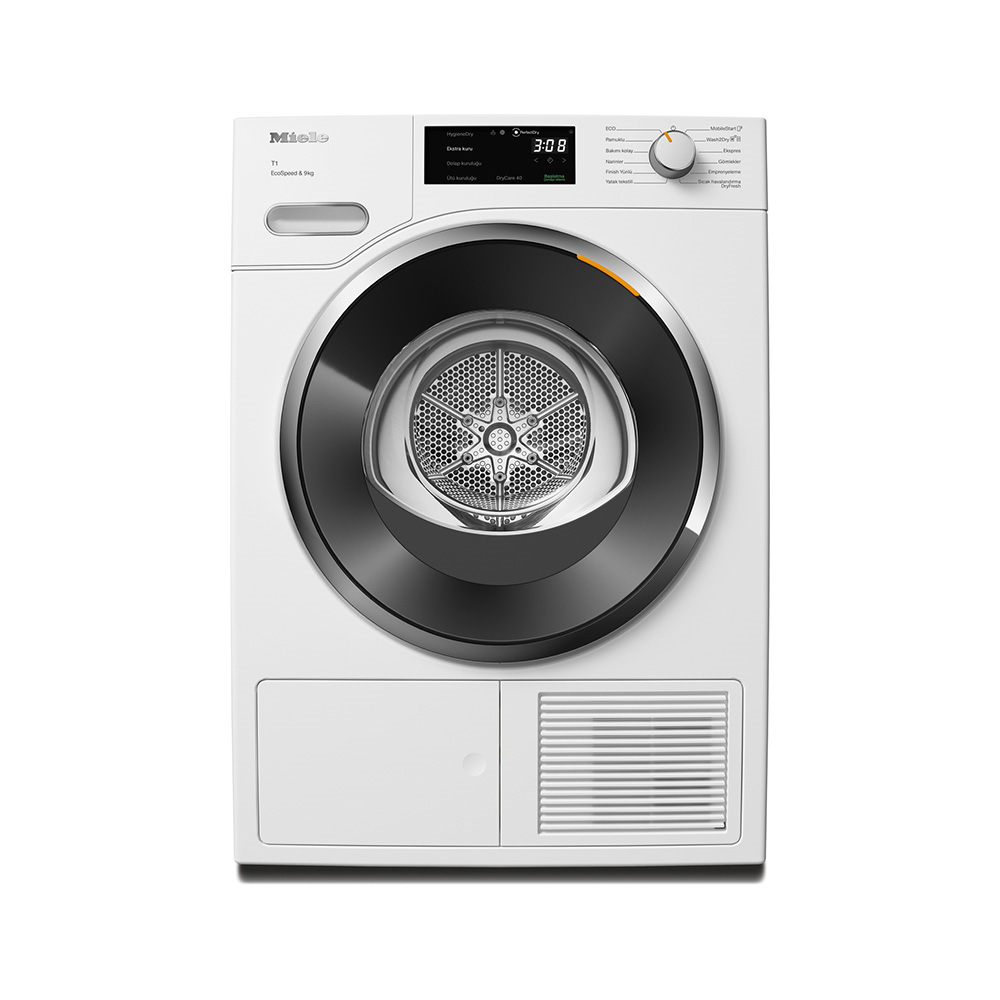 Miele TWH780 WP Kurutma Makinesi 9 kg A+++ DryCare 40, SilenceDrum Lotus BeyazıMiele