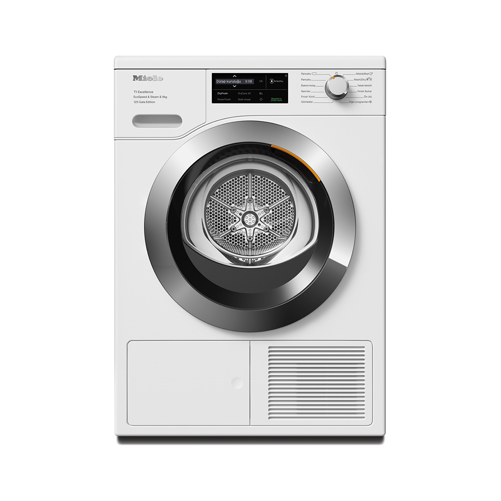 Miele TWL680 WP 125 Gala Edition Kurutma Makinesi 9 kg A+++ DryCare40, SteamFinish Lotus BeyazıMiele