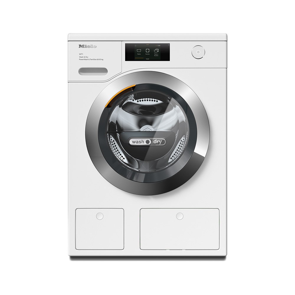 Miele WTR860 WPM Otomatik Deterjan Dozajlamalı Kurutmalı Çamaşır Makinesi 8/5 kg A Enerji Sınıfı Lotus BeyazıMiele