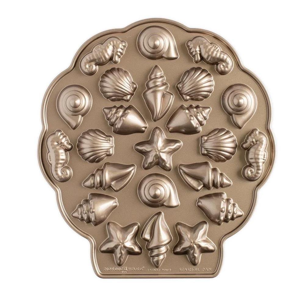 Nordic Ware Mini Deniz Kabukları Kek Kalıbı 23'lü 30 x 33 cmNordic Ware