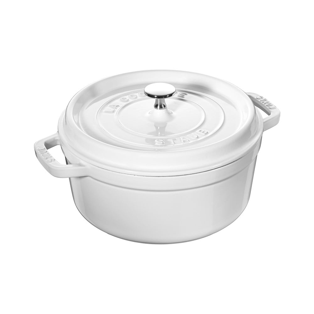 Staub B La Cocotte Döküm Tencere Yuvarlak 24 cm BeyazStaub