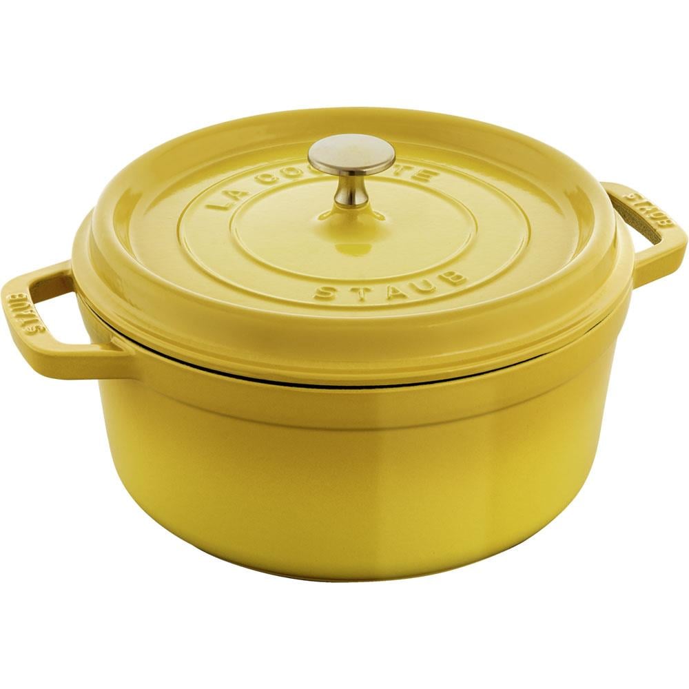 Staub B La Cocotte Döküm Tencere Yuvarlak 24 cm Limon SarısıStaub