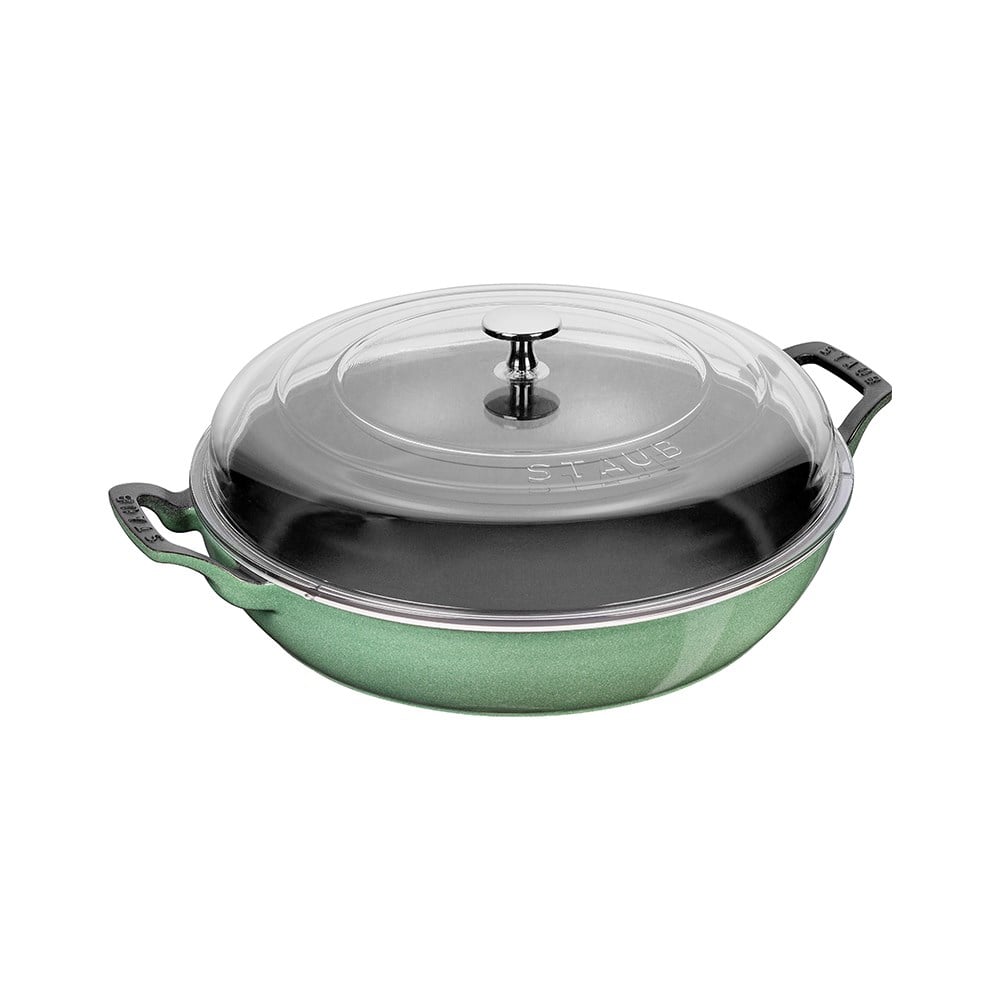 Staub Cam Kapaklı Döküm Tencere 30 cm AdaçayıStaub