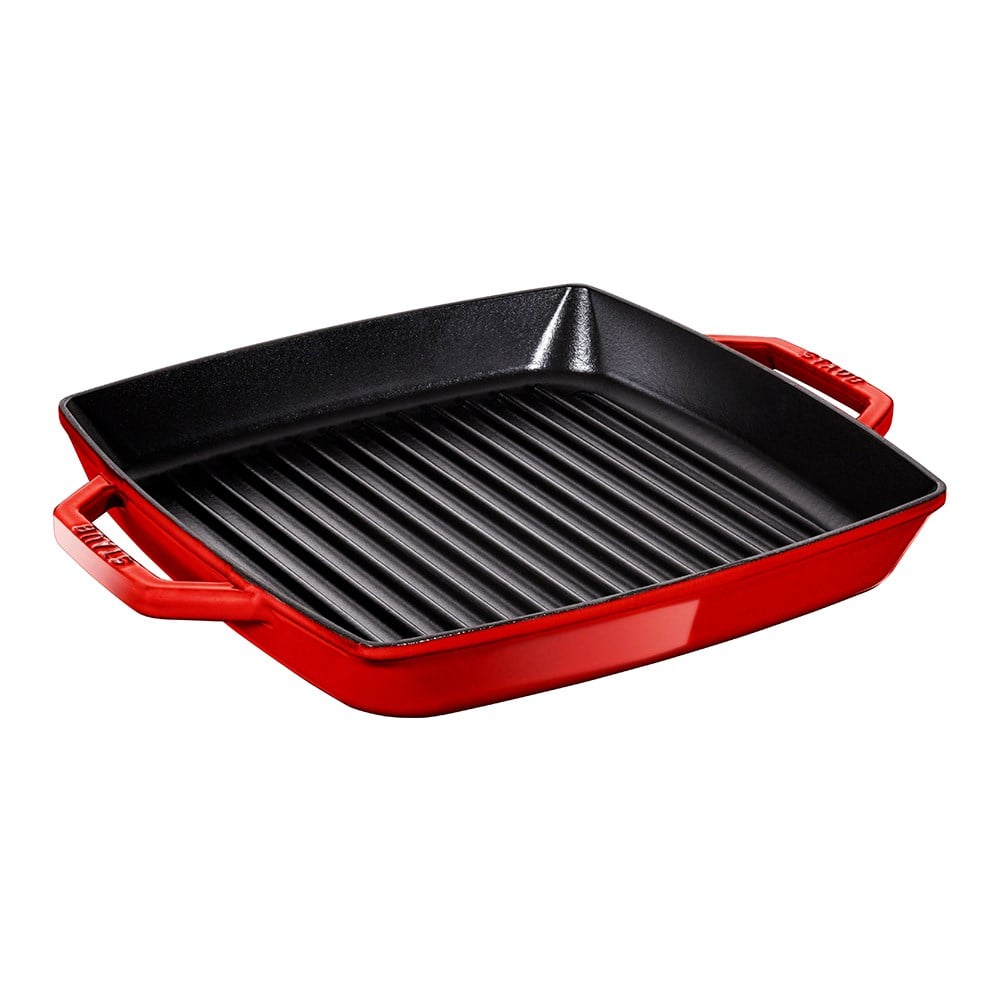 Staub Döküm Izgara Çift Kulplu 28 cm KirazStaub