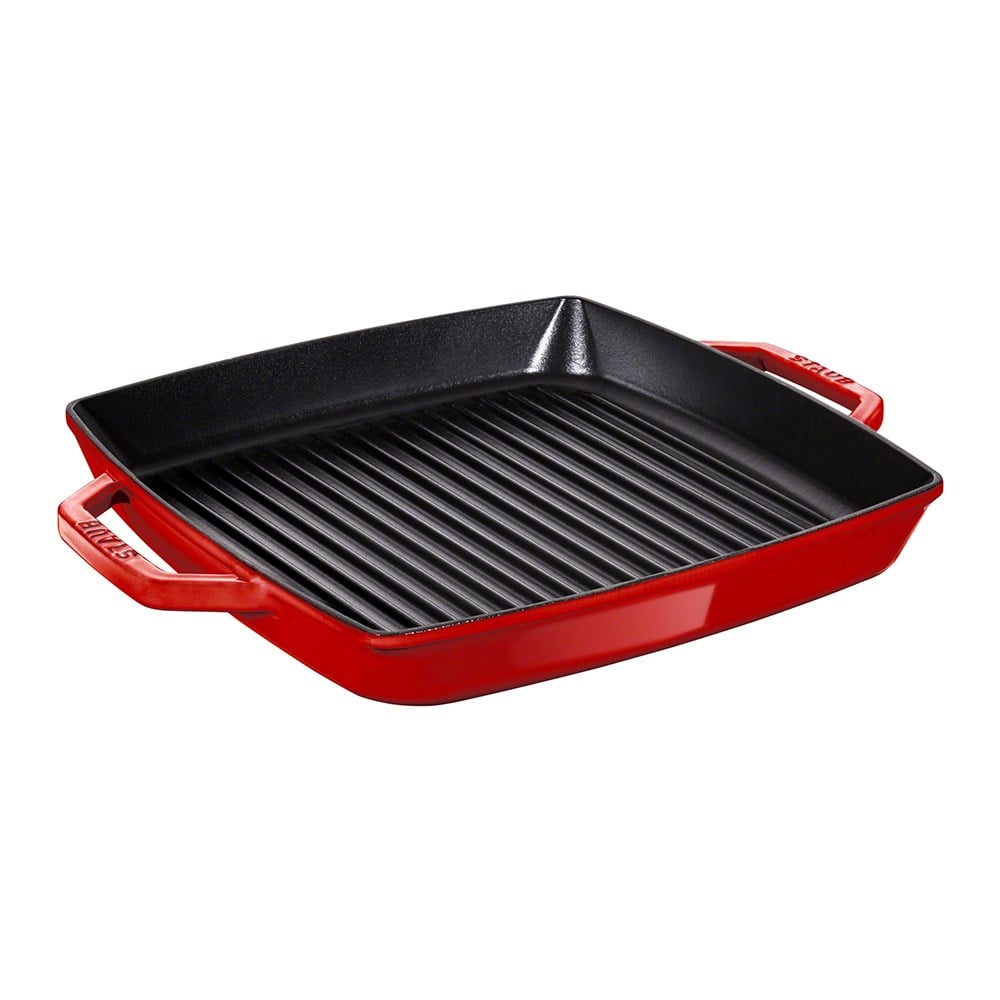 Staub Döküm Izgara Çift Kulplu 33 x 33 cm KirazStaub