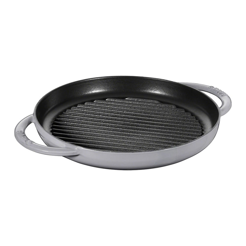 Staub Döküm Izgara Yuvarlak Çift Kulplu 26 cm GriStaub