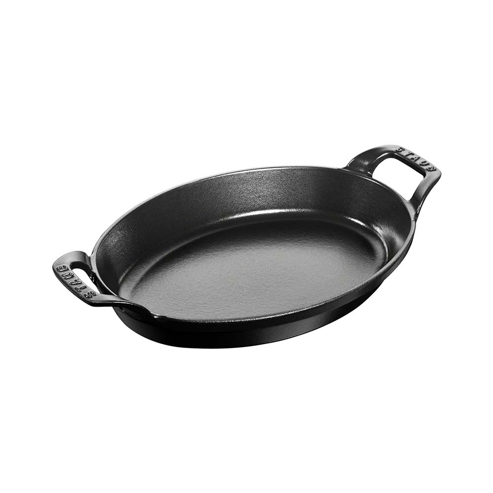 Staub Döküm Sahan Oval 28 cm SiyahStaub