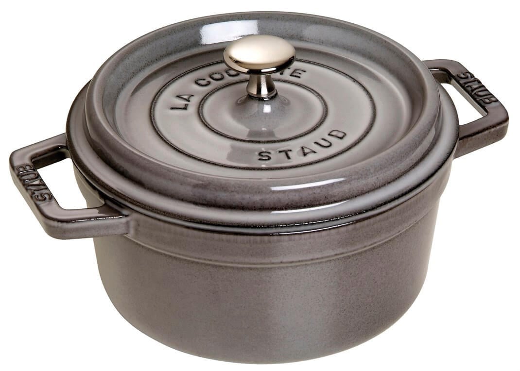 Staub Döküm Tencere Yuvarlak 20 cm Grafit GriStaub