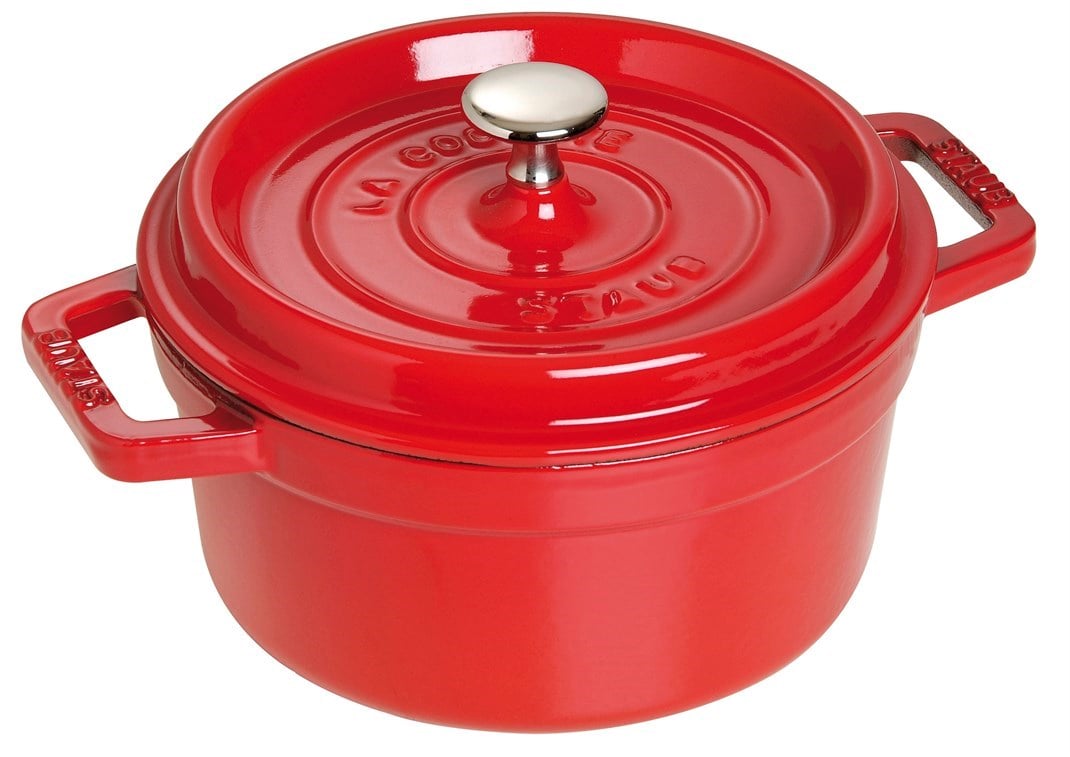Staub Döküm Tencere Yuvarlak 22 cm KirazStaub