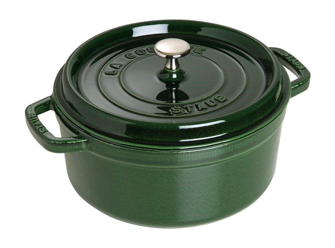 Staub Döküm Tencere Yuvarlak 24 cm Fesleğen YeşiliStaub
