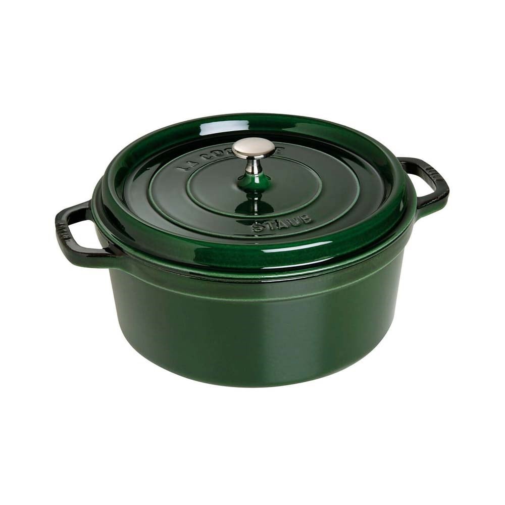 Staub Döküm Tencere Yuvarlak 28 cm Fesleğen YeşiliStaub