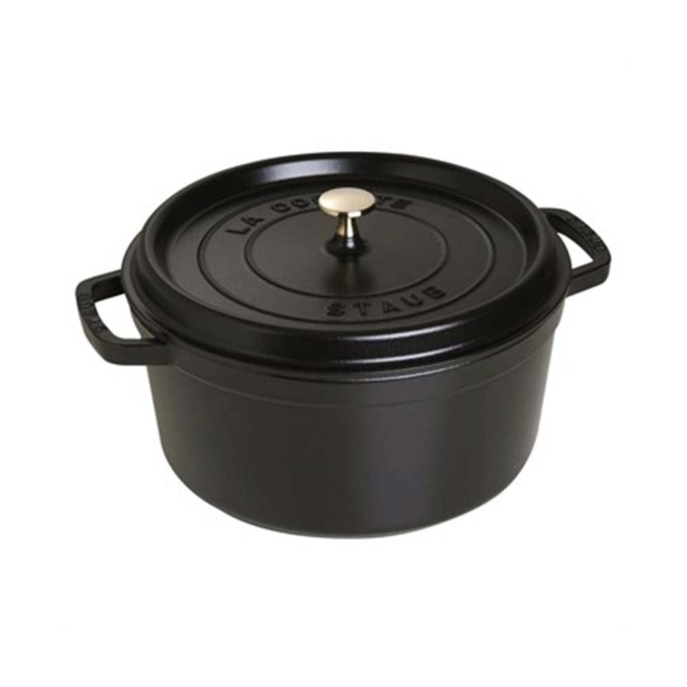 Staub Döküm Tencere Yuvarlak 28 cm SiyahStaub