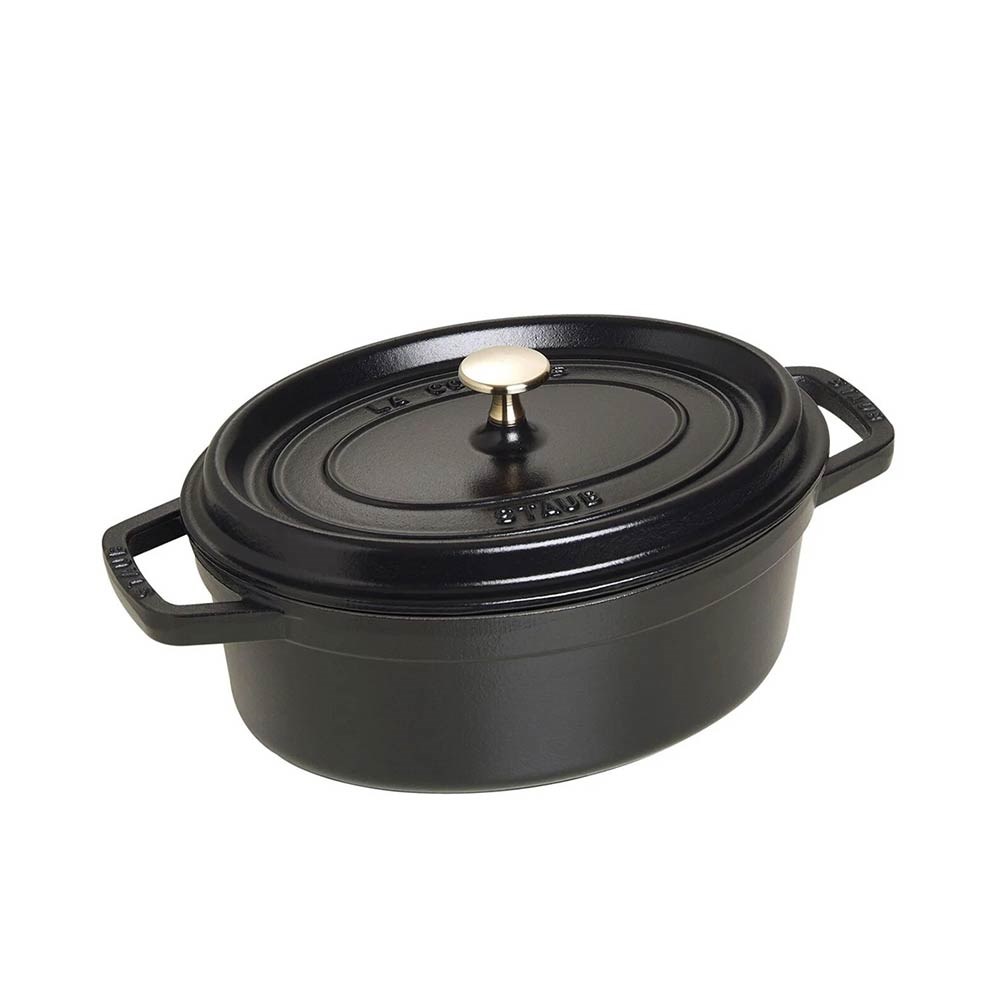 Staub La Cocotte Döküm Tencere Oval 3,2 L SiyahStaub