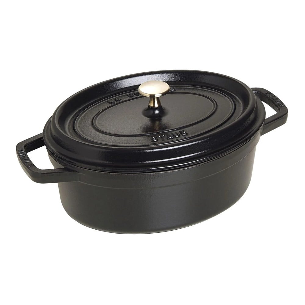 Staub La Cocotte Döküm Tencere Oval 3,2 L SiyahStaub