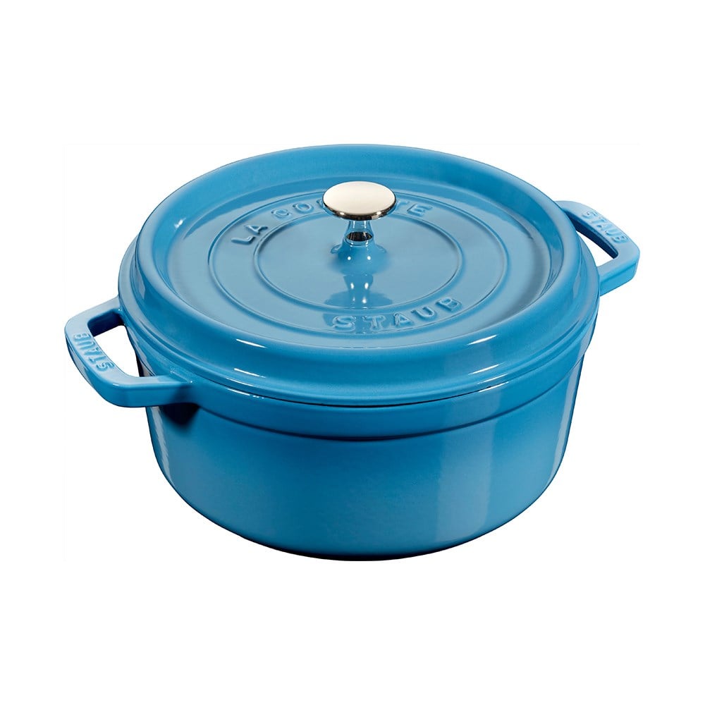 Staub La Cocotte Döküm Tencere Yuvarlak 24 cm Buz MaviStaub