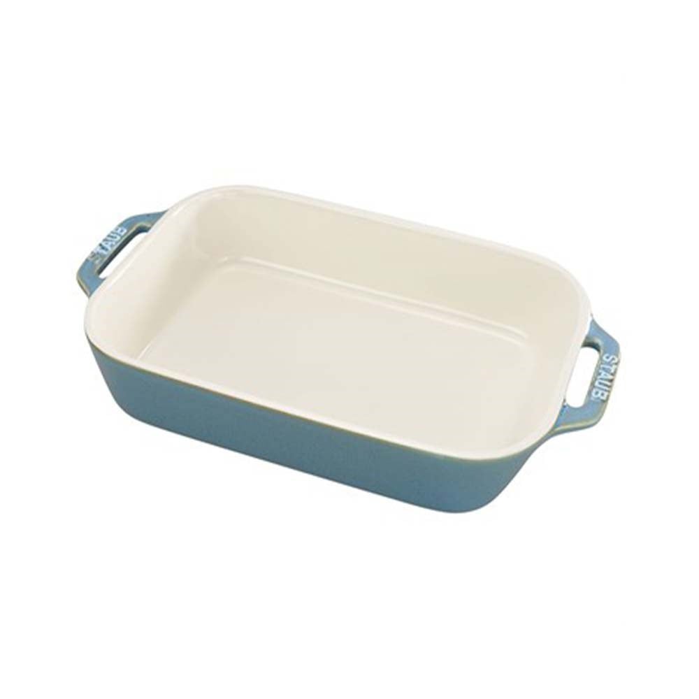 Staub Seramik Fırın Kabı 27x20 cm Antik TurkuazStaub