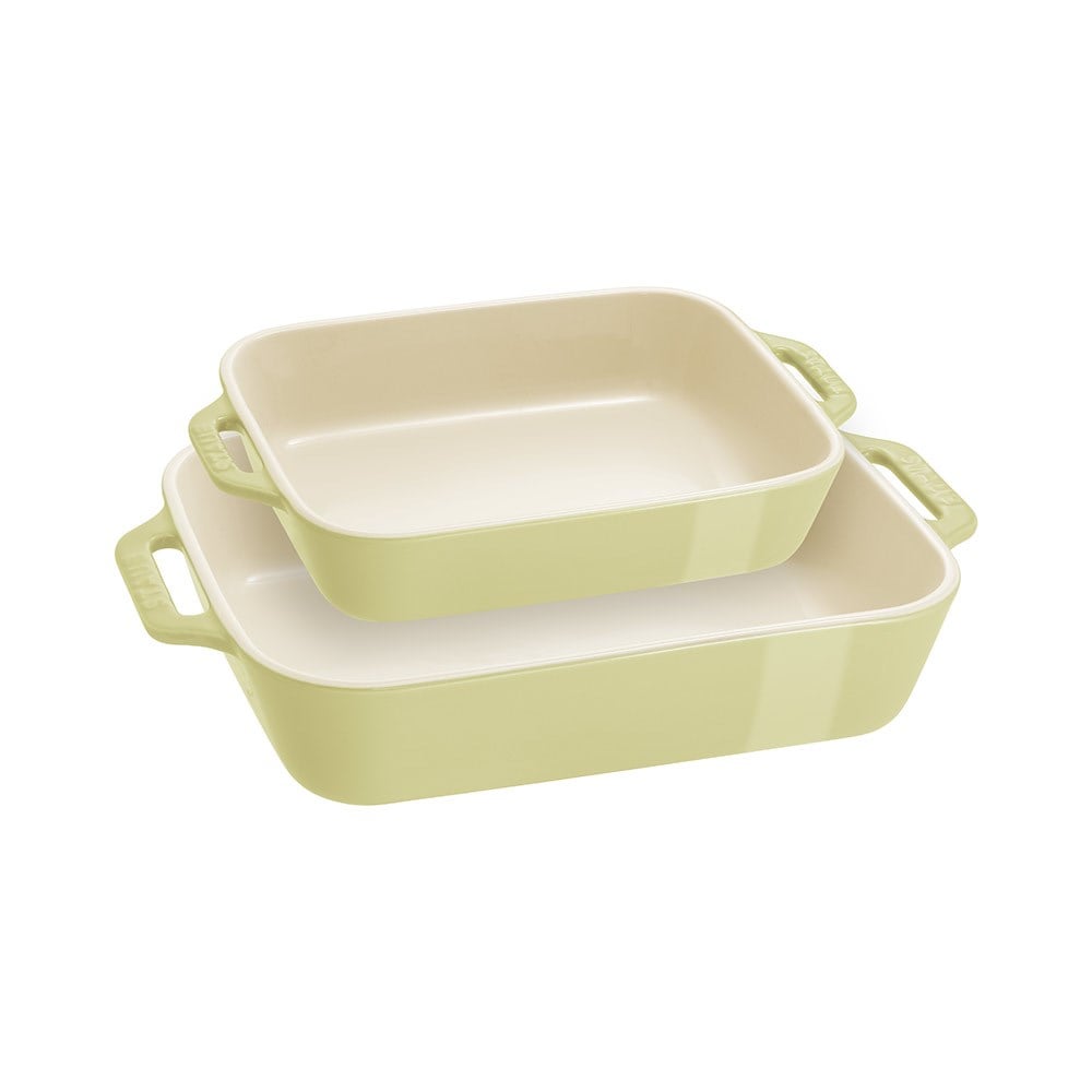 Staub Seramik Fırın Kabı Seti 2'li Açık YeşilStaub
