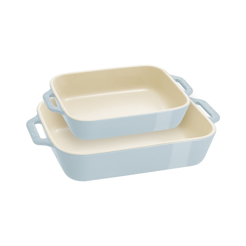 Staub Seramik Fırın Kabı Seti 2'li Açık MaviStaub