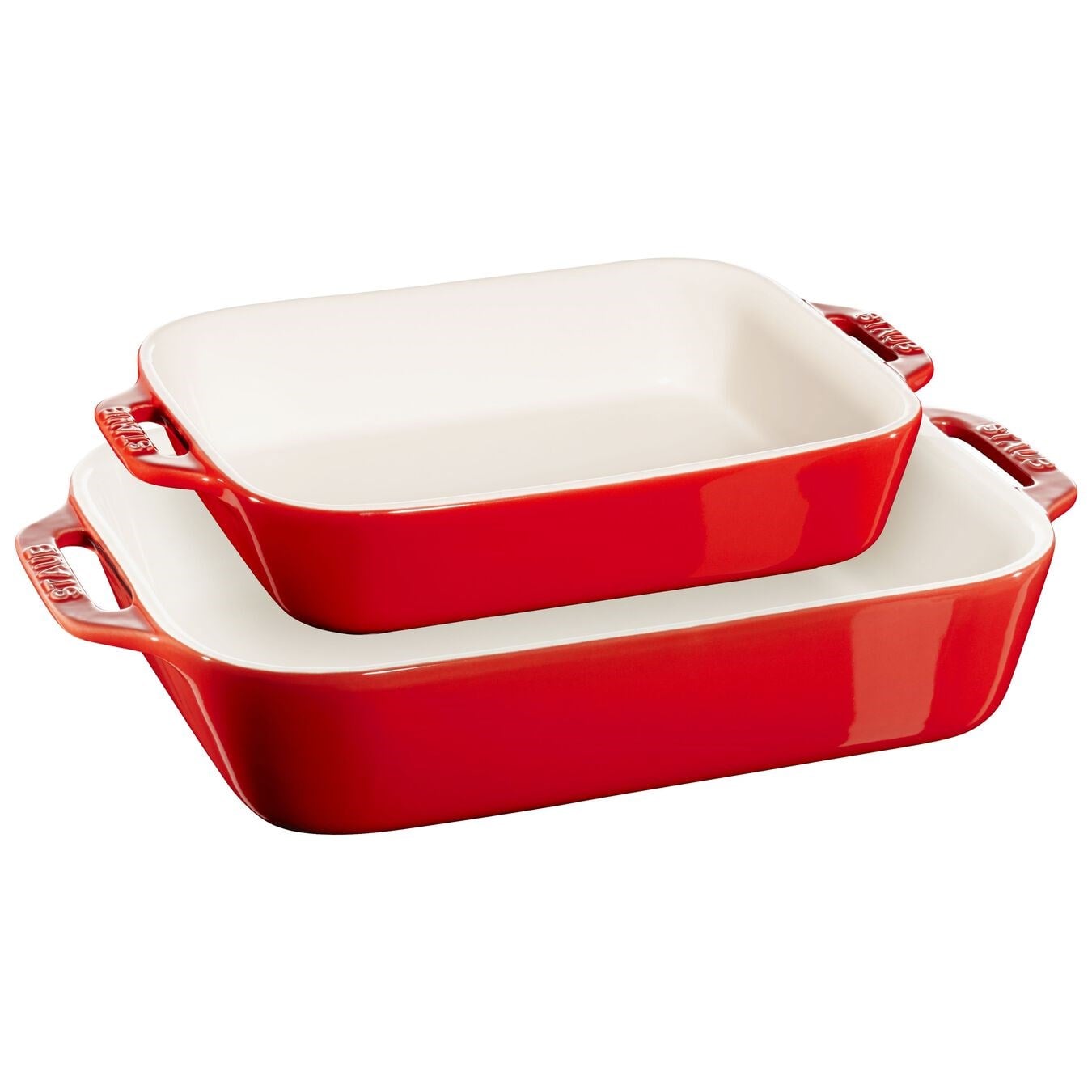 Staub Seramik Fırın Kabı Seti 2'li KirazStaub