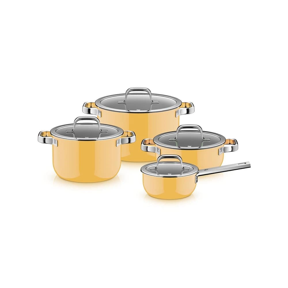 WMF Fusiontec Tencere Seti 4 Parça Mango SarıWMF