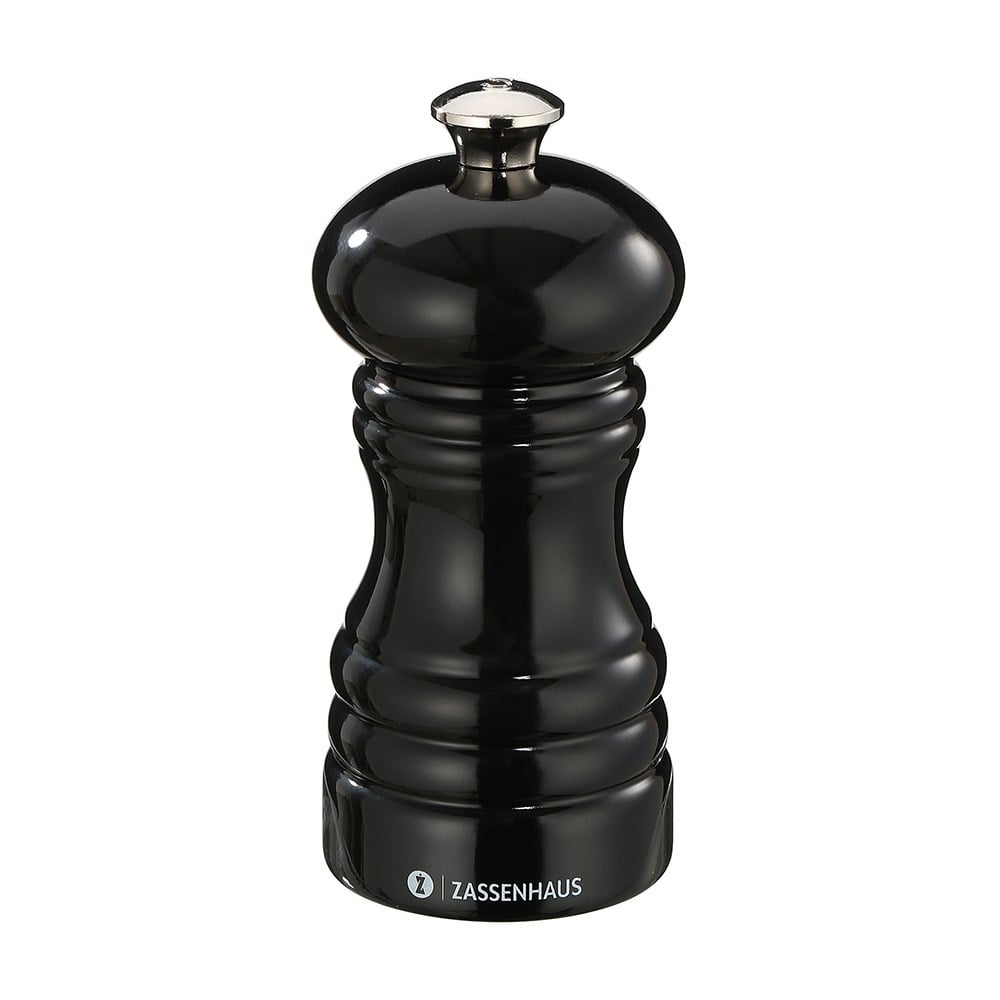 Zassenhaus Berlin Tuz Değirmeni 12 cm Parlak Siyah Zassenhaus